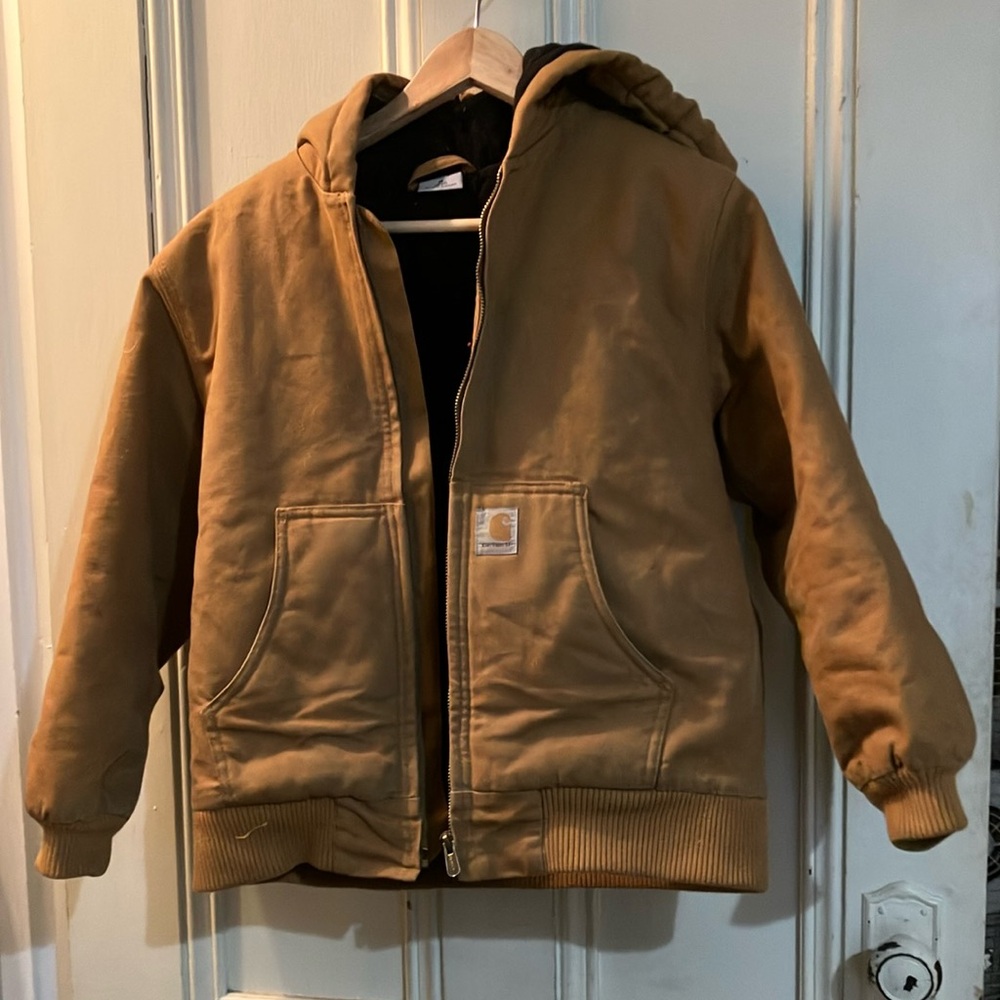 Carhartt Brown Hooded Jacket